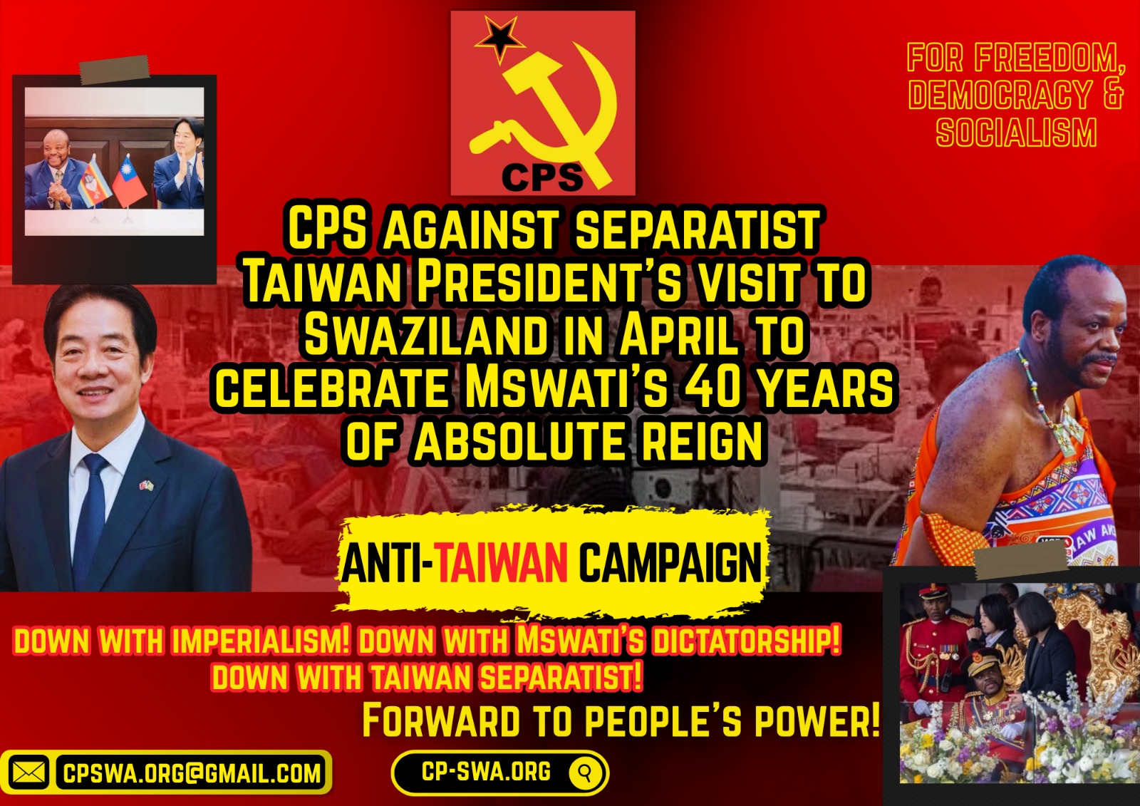 CPS Statement Against Taiwan Separatist Visit
